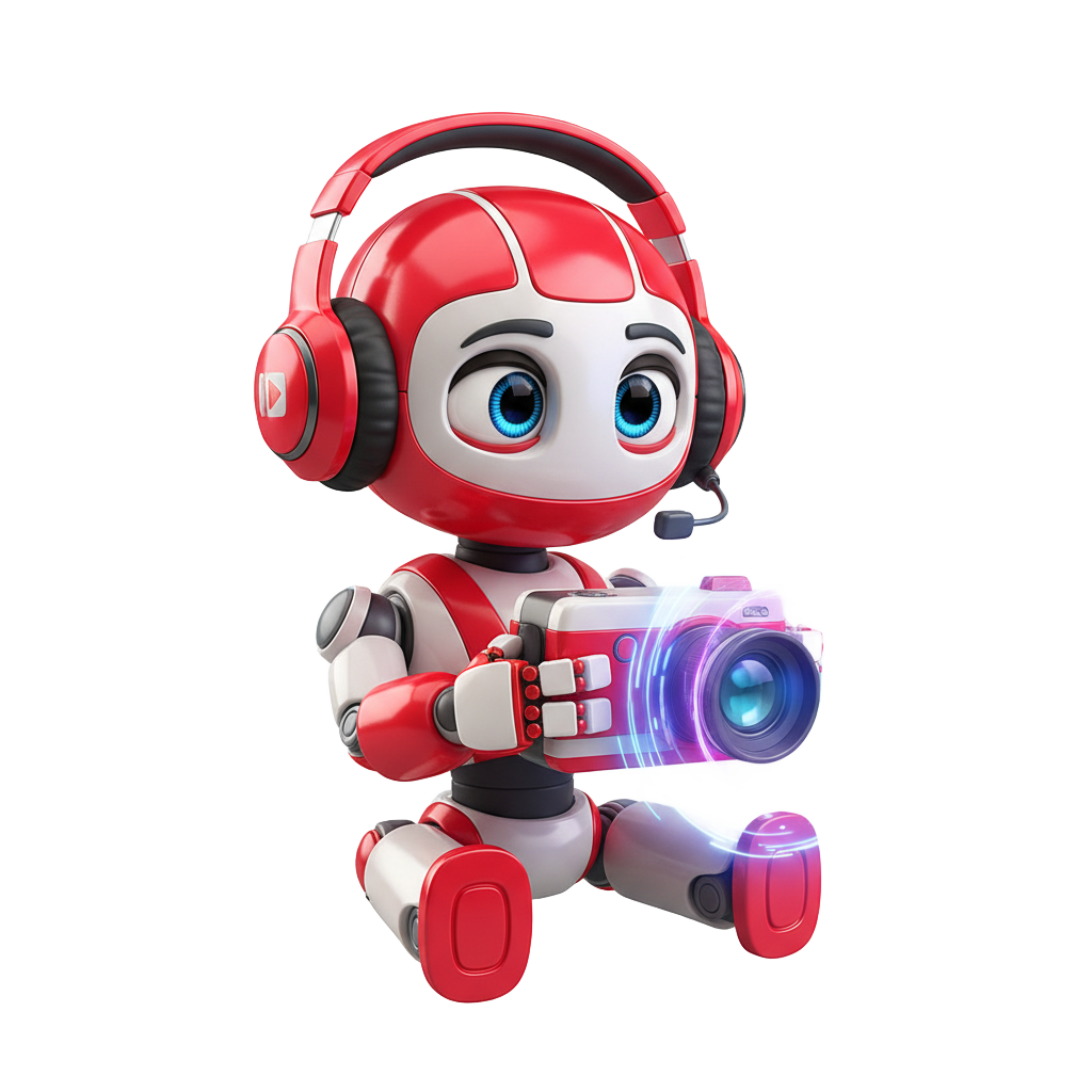AudioMaker AI YouTube Creator Mascot